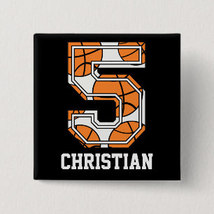 Personlig Basketboll nummer 5 Knapp