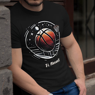 Personlig basketboll unisex t shirt
