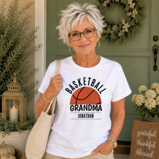 Personlig basketfarmor t shirt