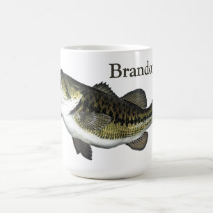 Personlig Bass-fisk Kaffemugg