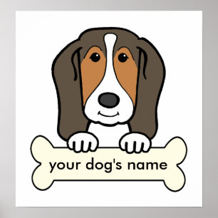 Personlig Basset Hound Poster