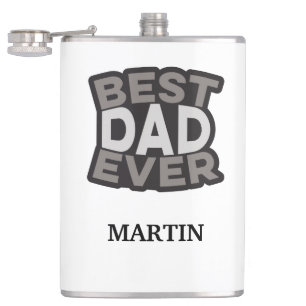 Personlig BÄST PAPPA NÅGONSIN Fickplunta