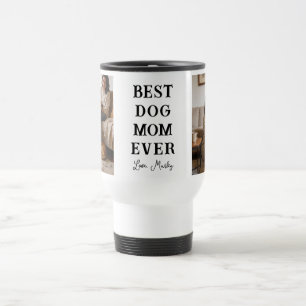 Personlig Bästa Hundmamma 2 Foto   Mors dag Resemugg