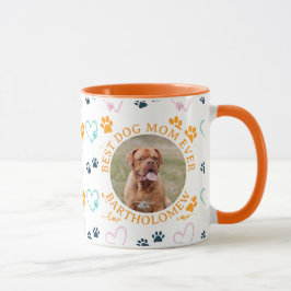 Personlig BÄSTA HUNDMAMMA NÅGONSIN Mastiff Foto Mugg