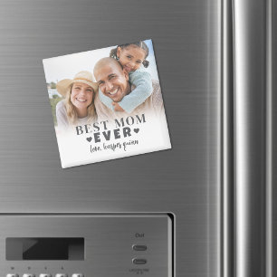 Personlig bästa mamma-foto magnet