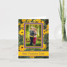 Personlig Bästa Mamma Någon Gång Gul Blommor Foto
