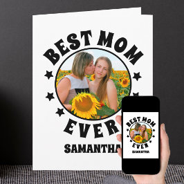 Personlig bästa mamma någonsin Foto Mors dag Kort