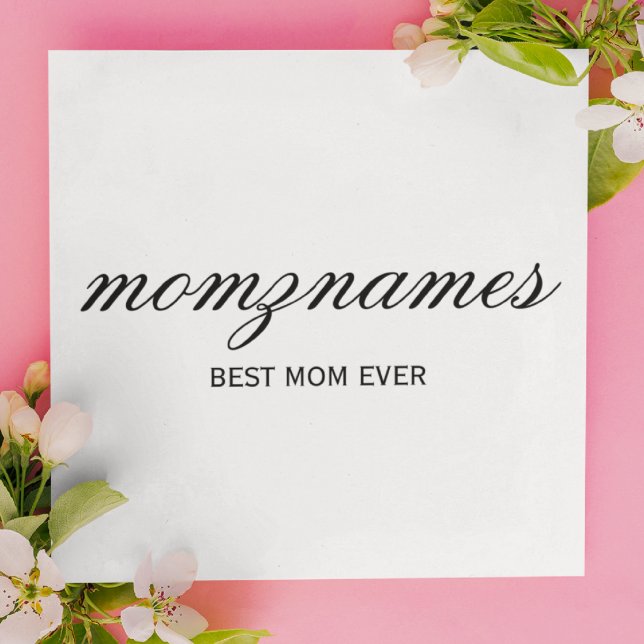 Personlig Bästa Mamma någonsin Mors dag Kort (Skapare uppladdad)