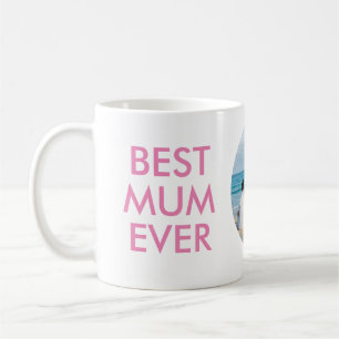 Personlig Bästa mamma någonsin Mugg med foto