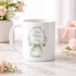 Personlig "Bästa mamma någonsin"-mugg med namn Kaffemugg