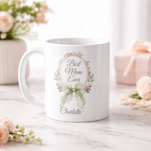 Personlig "Bästa mamma någonsin"-mugg med namn Kaffemugg