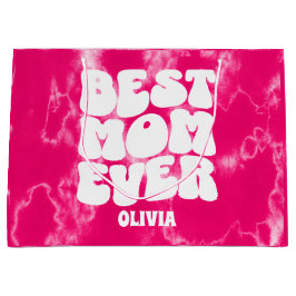 Personlig Bästa Mamma någonsin Rosa Tie Dye