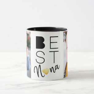 Personlig bästa mormor 2 fotomugg mugg