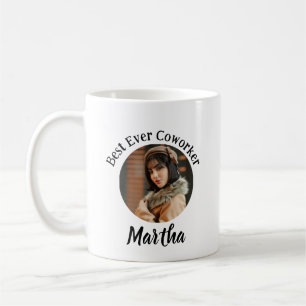 Personlig Bästa någonsin-medarbetare Foto Kaffemugg