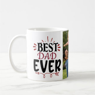 Personlig Bästa Pappa Någonsin Anpassad Pappas Nam Kaffemugg