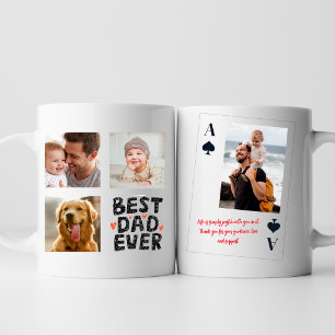 Personlig Bästa Pappa Någonsin Foto Esskort Kaffemugg