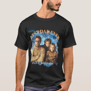 Personlig Bästa Pappa Någonsin Foto & Namn T Shirt