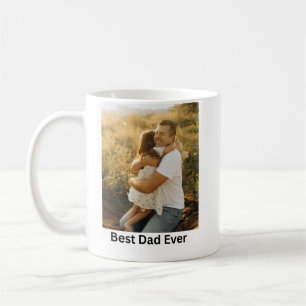 Personlig "Bästa pappa någonsin" fotomugg Kaffemugg