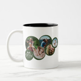 Personlig "Bästa pappa någonsin" fotomugg Två-Tonad Mugg