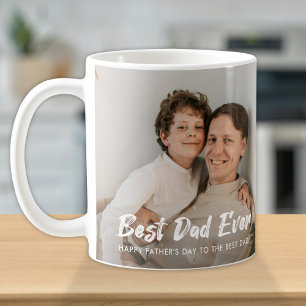 Personlig Bästa Pappa någonsin-Fullt-foto Kaffemugg