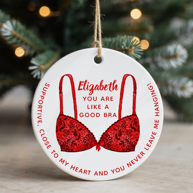 Personlig bästa vän Foto Julgransprydnad Keramik (Skapare uppladdad)