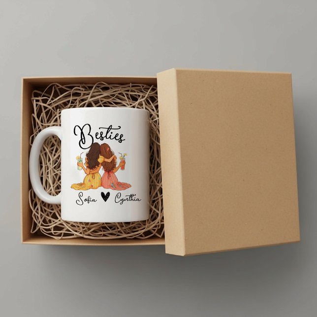 Personlig bästa vän-mugg kaffemugg (Skapare uppladdad)