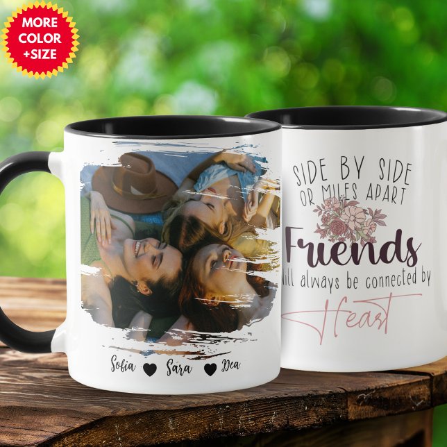 Personlig Bästa Vännen-Mugg med Foto | BFF-present Mugg (Personalized Best Friend Mug with Photo | BFF Gift)