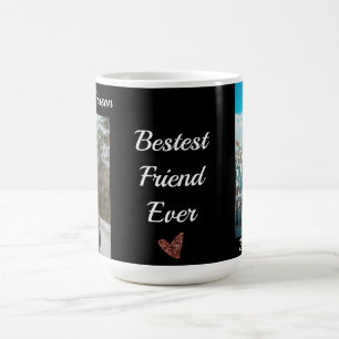 Personlig Bäste vän Bestie Du är min person C Kaffemugg