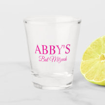 Personlig Bat mitzvah hett glas