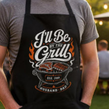 Personlig BBQ Grillmästare förkläde present till p