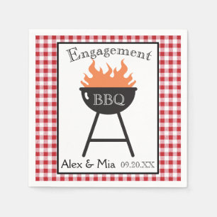 Personlig BBQ-Pappersservett Pappersservett