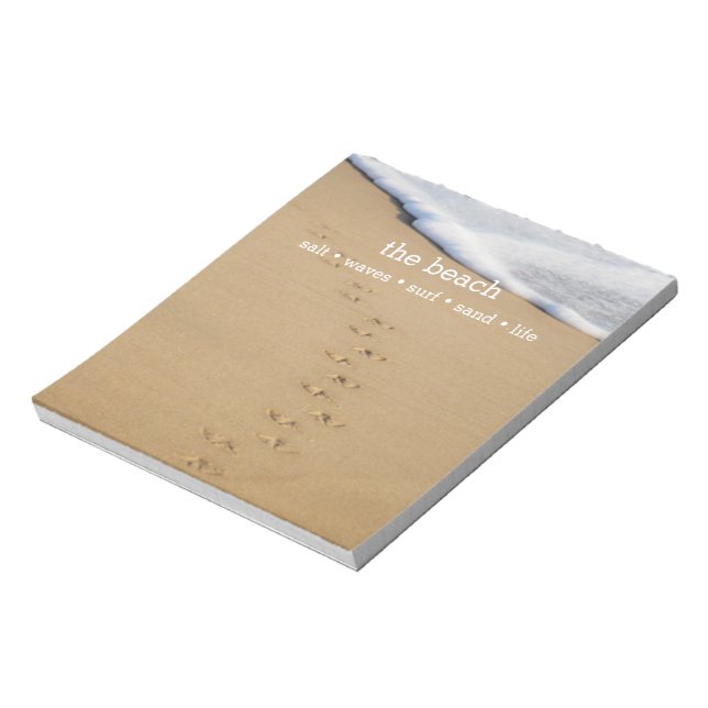 Personlig Beach Älskare Anteckningsblock (Roterad)