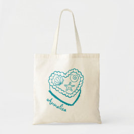 Personlig Beach Bachelorette Tote Seashell Bag Tygkasse