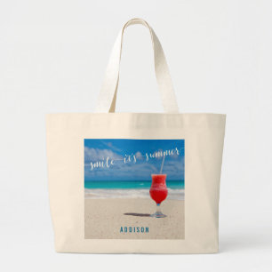 Personlig Beach Bags Jumbo Tote Tygkasse