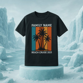 Personlig Beach Family Reunion Cruise T Shirt