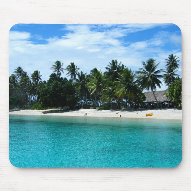 Personlig Beach Handflatan Träd Tropical Musmatta (Framsidan)