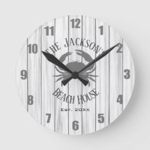 Personlig Beach House Clock