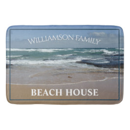 Personlig Beach House Ocean Large Bath Mat Badrumsmatta
