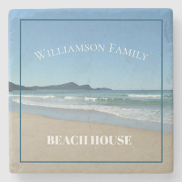 Personlig Beach House Stenunderlägg
