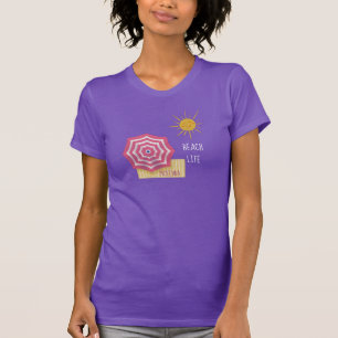 Personlig Beach Life T Shirt