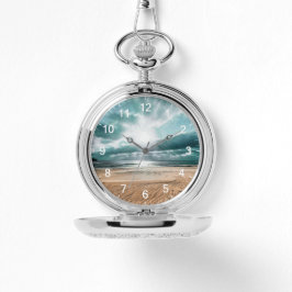 Personlig Beach Scene-klocka Armbandsur