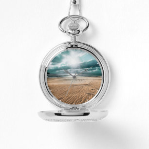 Personlig Beach Scene-klocka Armbandsur