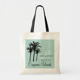 Personlig Beach Wedte Bag Handflatan Träd Tygkasse