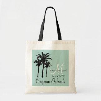 Personlig Beach Wedte Bag Handflatan Träd Tygkasse