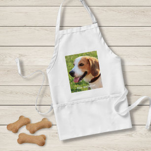 Personlig Beagle Hund Photo och Hund Namn Förkläde