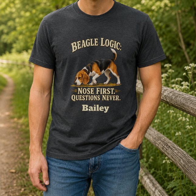Personlig Beagle-logik  T Shirt (Skapare uppladdad)