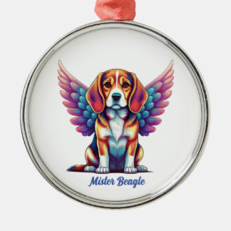 Personlig Beagle Memorial Acrylic Hund Ornament
