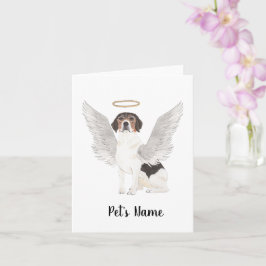 Personlig Beagle Sympathy Memorial Kort
