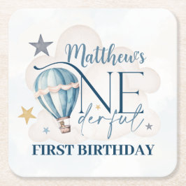 Personlig Bear in a Balloon Papper Underlägg