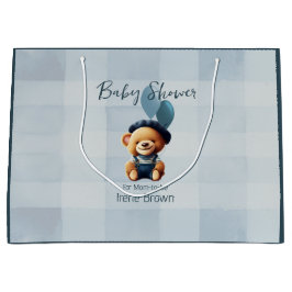 Personlig Bear Jean Baby Shower Gift Bag